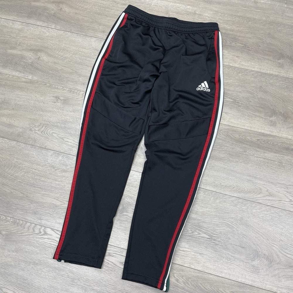 Adidas Tiro 19 Training Pant Black Multicolor Stripe Men Sz L Soccer Athletic